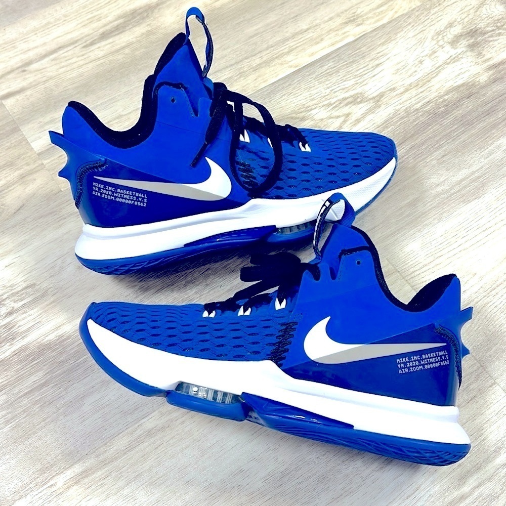 Nike LeBron Witness 5 ‘Game Royal’ Blue White CQ9380-400 | Zoom Air Basketball